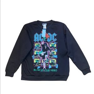 AC/DC sweatshirt. New with tags.  Mens size small.